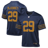 Xavier McKinney Green Bay Packers Youth The 1923 Classic Game Jersey - Navy - Nike