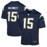 Ladd McConkey Los Angeles Chargers Youth Alternate Super Chargers Game Player Jersey - Navy - Nike