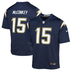 Ladd McConkey Los Angeles Chargers Youth Alternate Super Chargers Game Player Jersey - Navy - Nike