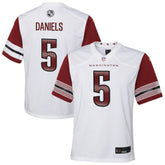 Jayden Daniels Washington Commanders Youth Game Jersey - White - Nike