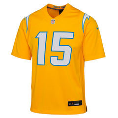 Ladd McConkey Los Angeles Chargers Youth Alternate Charger Power Game Player Jersey - Gold - Nike
