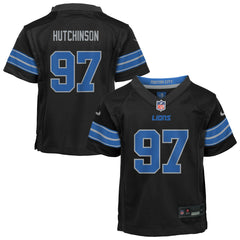 Aidan Hutchinson Detroit Lions Preschool Alternate Player Game Jersey - Black - Nike