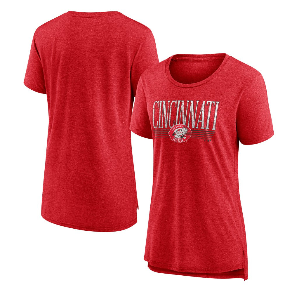 Cincinnati Reds Women's Toppler Tri-Blend T-Shirt Discount