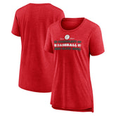 Cincinnati Reds Women's Power Swing Tri-Blend T-Shirt Near Me
