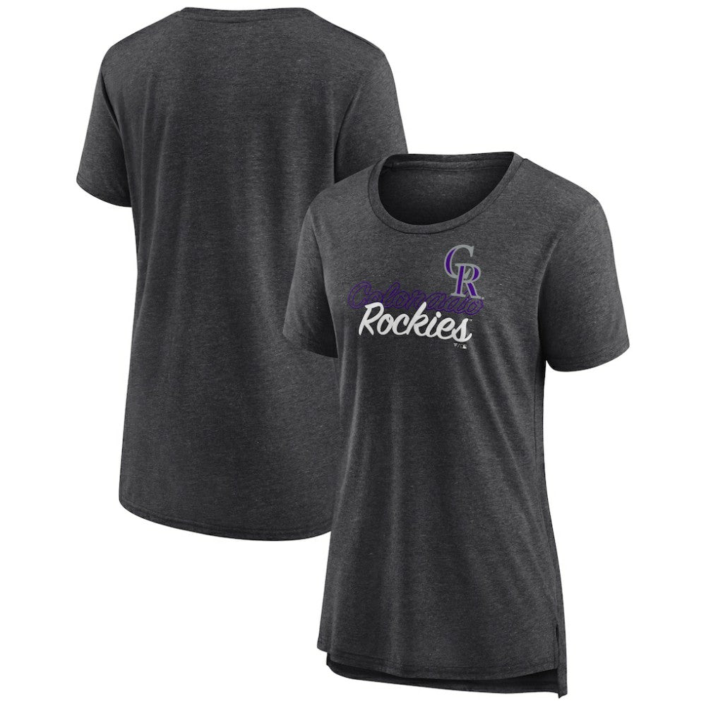 Colorado Rockies Women's Practice Time Tri-Blend T-Shirt Sale