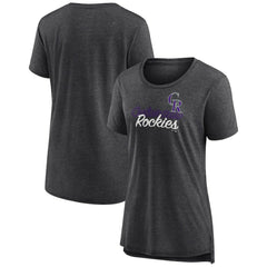 Colorado Rockies Women's Practice Time Tri-Blend T-Shirt Sale