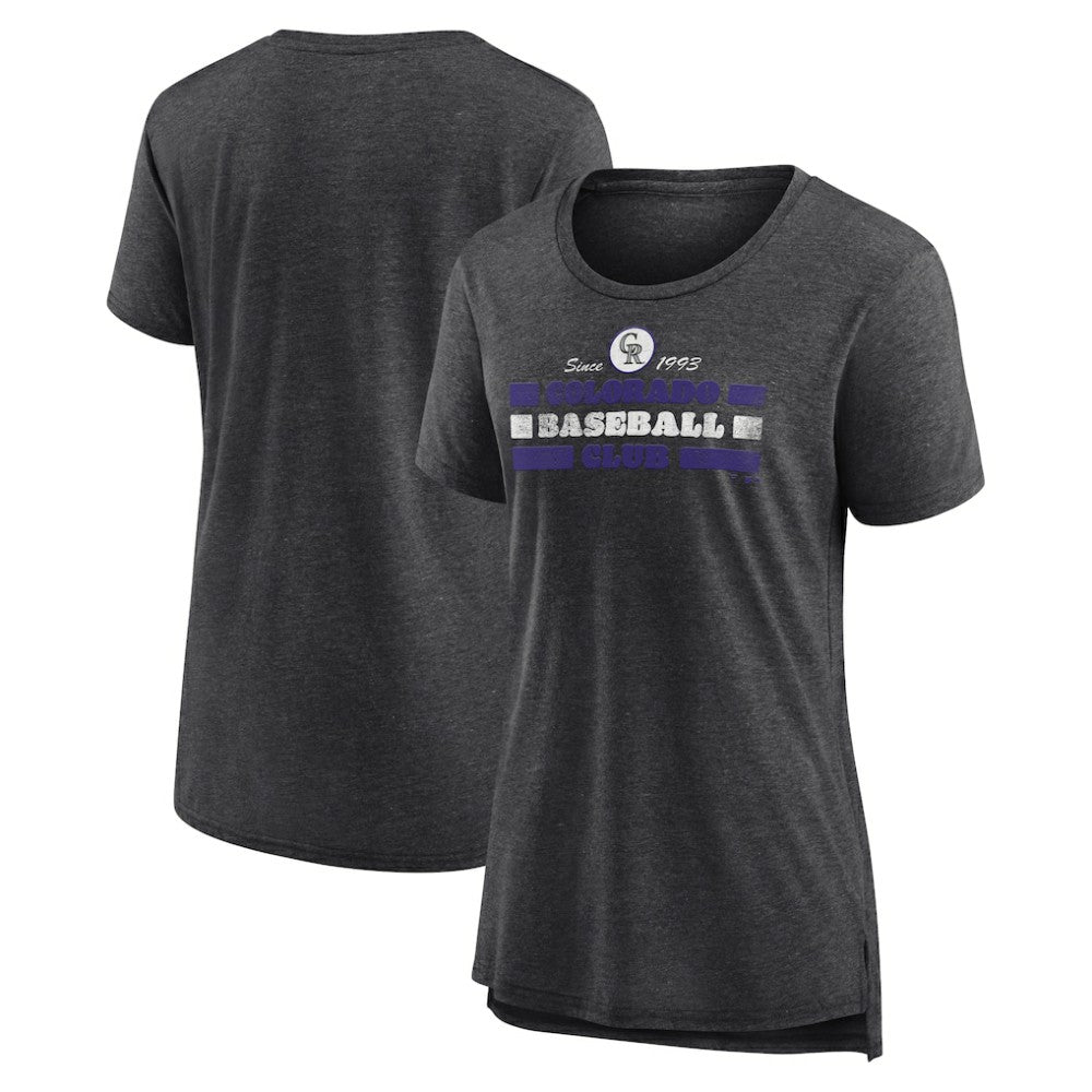 Colorado Rockies Women's Power Swing Tri-Blend T-Shirt Online