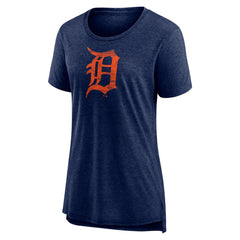 Detroit Tigers Women's Weathered Official Logo Tri-Blend T-Shirt Near Me