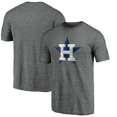 Houston Astros Weathered Official Logo Tri-Blend T-Shirt Online