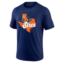 Houston Astros Scripty Tri-Blend T-Shirt Outlet