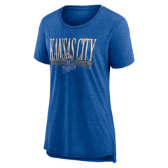Kansas City Royals Women's Toppler Tri-Blend T-Shirt Discount