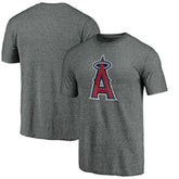 Los Angeles Angels Weathered Official Logo Tri-Blend T-Shirt Online