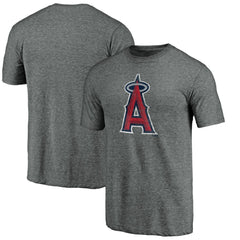 Los Angeles Angels Weathered Official Logo Tri-Blend T-Shirt Online