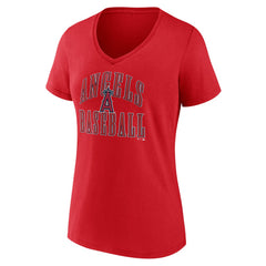 Los Angeles Angels Women's Victory Script V-Neck T-Shirt Online