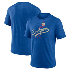 Los Angeles Dodgers Cooperstown Series Sweep Tri-Blend T-Shirt Discount