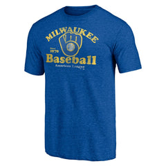 Milwaukee Brewers Our Game Tri-Blend T-Shirt Outlet