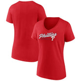 Philadelphia Phillies Women's One And Only V-Neck T-Shirt Sale