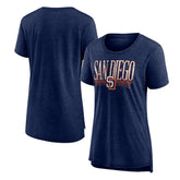 San Diego Padres Women's Toppler Tri-Blend T-Shirt Outlet