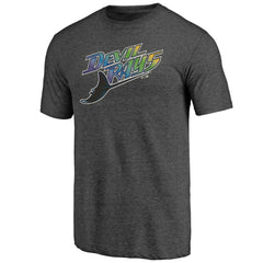 Tampa Bay Rays Cooperstown Official Logo Tri-Blend T-Shirt for sale