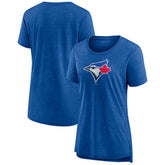 Toronto Blue Jays Women's Weathered Official Logo Tri-Blend T-Shirt Near Me
