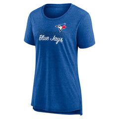 Toronto Blue Jays Women's Practice Time Tri-Blend T-Shirt Outlet