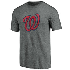 Washington Nationals Weathered Official Logo Tri-Blend T-Shirt Near Me