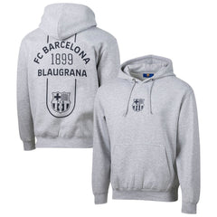 Barcelona Sport Design Sweden Streetwear Relaxed Pullover Hoodie Heather Gray