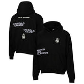 Real Madrid Sport Design Sweden Overtime Oversized Raglan Hoodie Black