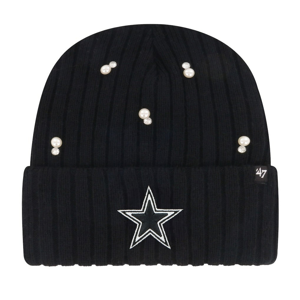 Dallas Cowboys '47 Women's Claudette Cuffed Knit Hat - Black - 47 brand