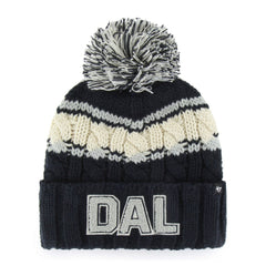 Dallas Cowboys '47 Women's Emma Cuffed Knit Hat with Pom - Navy - 47 brand