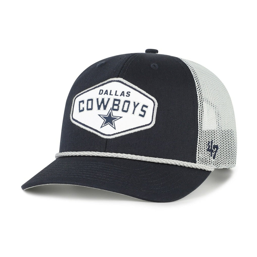 Dallas Cowboys '47 Youth Ace Out Rope Trucker Adjustable Hat - Navy - 47 brand