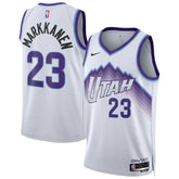 Nike Lauri Markkanen Utah Jazz Unisex Swingman Jersey Association Edition White