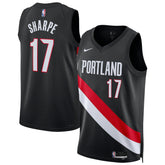 Nike Shaedon Sharpe Portland Trail Blazers Unisex Swingman Jersey Icon Edition Black