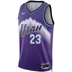 Nike Lauri Markkanen Utah Jazz Unisex Swingman Jersey Icon Edition Purple