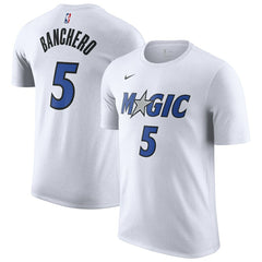 Nike Paolo Banchero Orlando Magic Association Edition Name & Number T-Shirt White