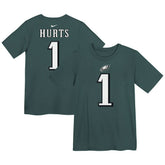 Jalen Hurts Philadelphia Eagles Preschool Player Name & Number T-Shirt - Midnight Green - Nike