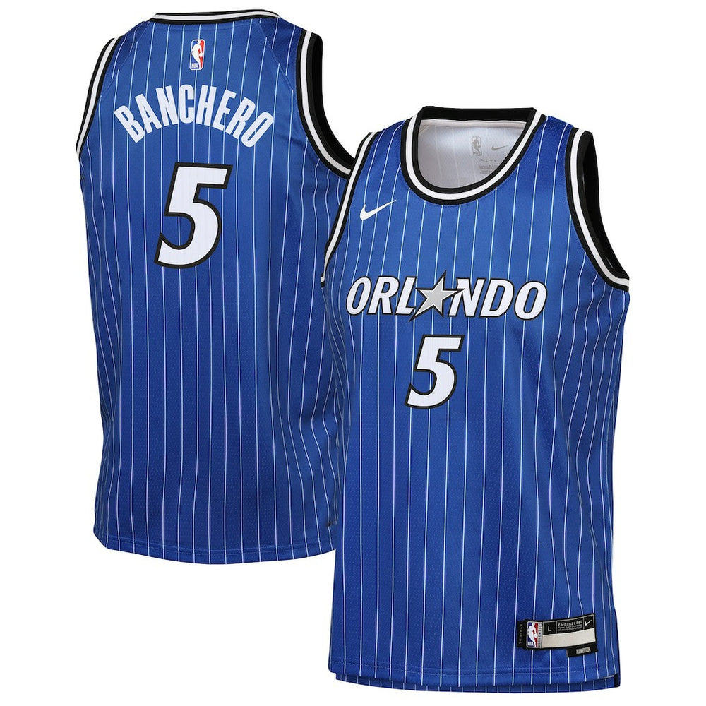Nike Paolo Banchero Orlando Magic Youth Icon Edition Swingman Jersey Blue