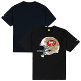 San Francisco 49ers GOLF WANG Helmet T-Shirt - Black - NFL