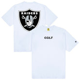 Las Vegas Raiders GOLF WANG Motto T-Shirt - White - NFL