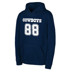 CeeDee Lamb Dallas Cowboys Outerstuff Mainliner Player Name & Number Hoodie - Navy - NFL
