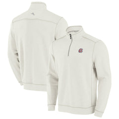 Atlanta Braves Tommy Bahama Sport Tobago Bay Tri-Blend Half-Zip Sweatshirt Online