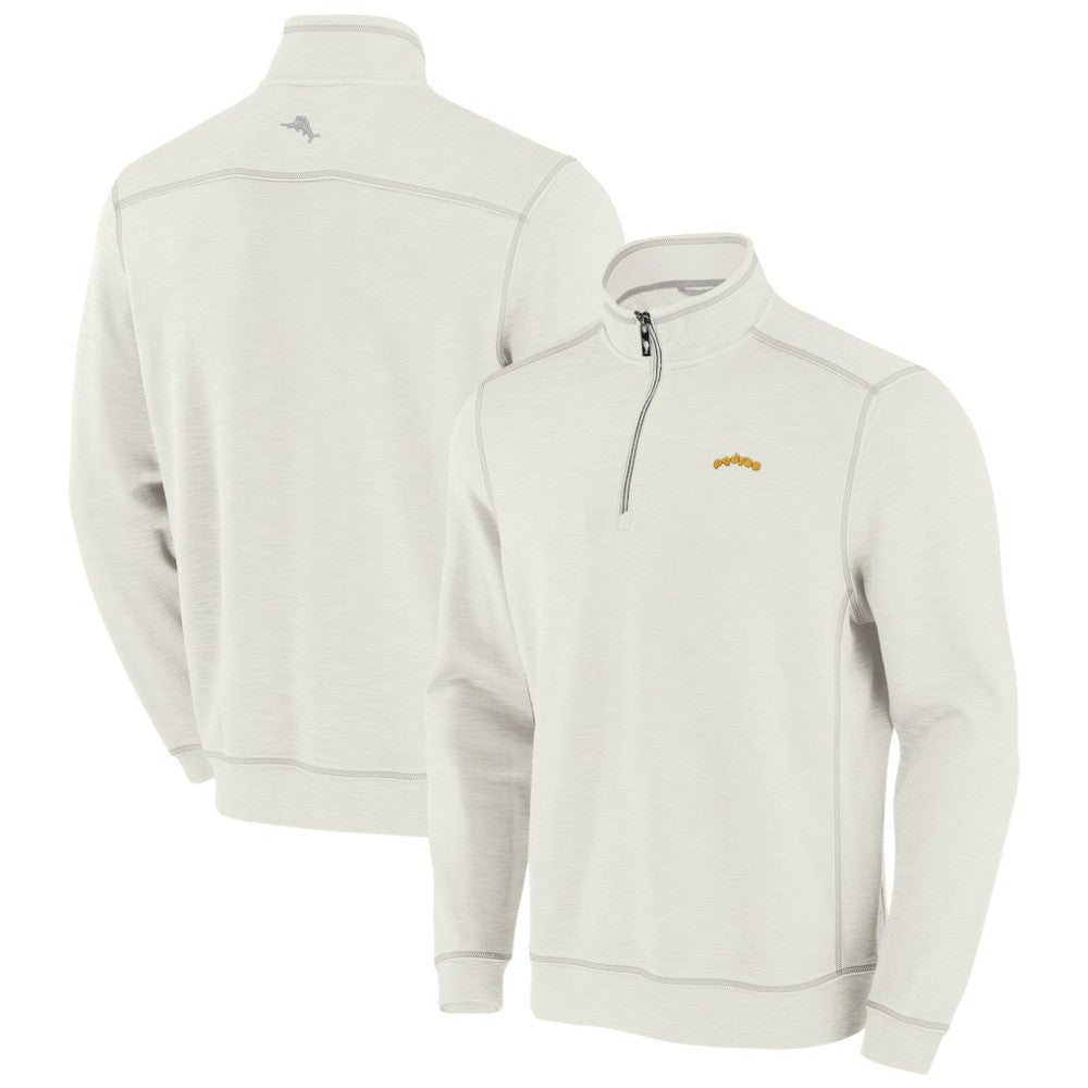 San Diego Padres Tommy Bahama Sport Tobago Bay Tri-Blend Half-Zip Sweatshirt for sale