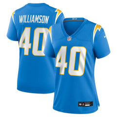 Kendall Williamson Los Angeles Chargers Women's Team Game Jersey - Powder Blue - Nike