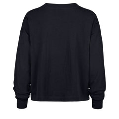 New England Patriots '47 Women's Muse Sydney Long Sleeve Cropped T-Shirt - Navy - 47 brand