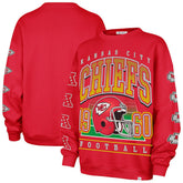 Kansas City Chiefs '47 Women's Go Big Oversized Pullover Sweatshirt - Red - 47 brand