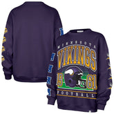 Minnesota Vikings '47 Women's Go Big Oversized Pullover Sweatshirt - Purple - 47 brand