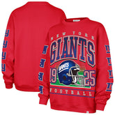 New York Giants '47 Women's Go Big Oversized Pullover Sweatshirt - Red - 47 brand