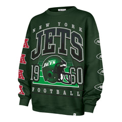New York Jets '47 Women's Go Big Oversized Pullover Sweatshirt - Green - 47 brand