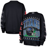 Tennessee Titans '47 Women's Go Big Oversized Pullover Sweatshirt - Navy - 47 brand