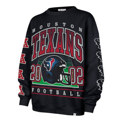 Houston Texans '47 Women's Go Big Oversized Pullover Sweatshirt - Navy - 47 brand
